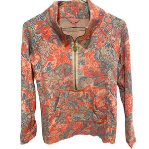 Lilly Pulitzer - Skipper Popover Top in Summer Siren Print - Sz Small